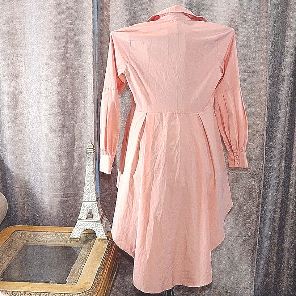 FashionNova 🩷Pink high low blouse - Picture 3 of 10